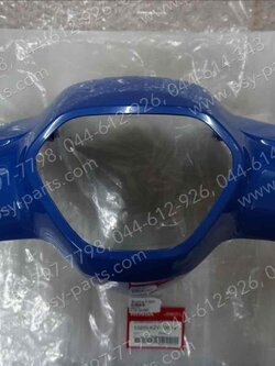 เสื้อไฟหน้าตัวบน DREAM 110-I (DREAM SUPER CUB) แท้ๆ สีน้ำเงิน (B226) 53205-KZV-T00YV 