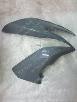 ฝาครอบไฟหน้า-ขวา AEROX แท้ๆ สีเทาดำ (1570) BF6-F8377-00-PE