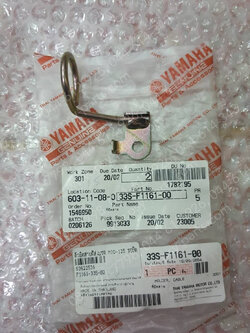 ตัวยึดสายดิสก์เบรค MIO 125 แท้ๆ ขอยึด 33S-F1161-00