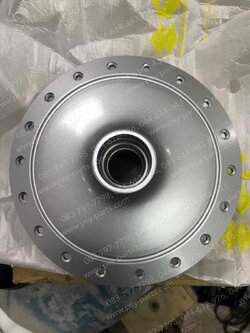 ดุมล้อหน้า STEP ดรัมเบรค, RC 80, RC 100, SMASH ดรัมเบรค แท้ๆ สีบรอนซ์ 54110-36G00-000