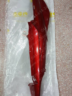 ฝาครอบข้างขวา SMASH-แจ่มแจ๋วประหยัด แท้ๆ สีแดง 47111-45H20-YTB