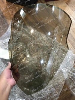 กระจกหน้ากาก NMAX แท้โรงงาน สีชา 