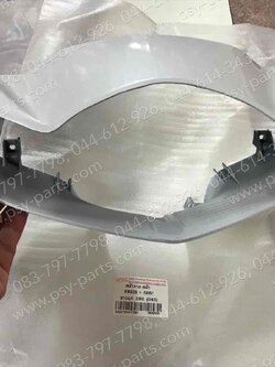 เสื้อไฟหน้าตัวหน้า FRESH-II ดิสก์เบรค (T) สีขาวมุก