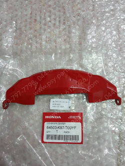 ฝาครอบไฟหน้า-ล่าง PCX 150/18 แท้ๆ สีแดงสด (R263) 64503-K97-T00YF