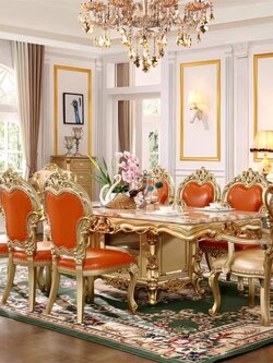 โต๊ะทานข้าวหลุยส์ โต๊ะอาหารหลุยส์ รุ่น DTL-02