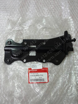 เหล็กยึดพักเท้าหน้า WAVE 125 ดิสก์เบรคหลัง แท้ๆ (ยึดขาตั้งเดี่ยว) 50605-KPG-T10