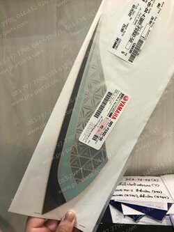 สติ๊กเกอร์บังลมขวา FINO 125 2016 รถสีขาว/ฟ้า แท้ๆ BB9-F83GD-50 (สินค้ามัดจำสั่ง) 