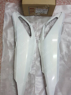 ฝาครอบข้างซ้าย-ขวา WAVE 125-I/05 (T) สีขาวมุก (A87)