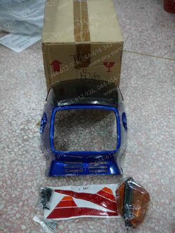 หน้ากากไฟหน้า TR-Z (T) สีฟ้า