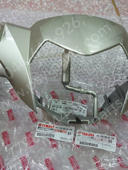 เสื้อไฟหน้าตัวหน้า SPARK 115-I ใหม่ แท้ๆ สีทอง 1FC-F6143-01-P4 