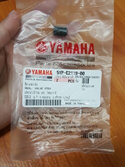 ซีลวาล์ว SPARK 135 แท้ๆ 5YP-E2119-00 (ราคาต่อคู่)