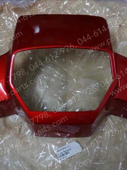 เสื้อไฟหน้าตัวบน RC 100G (T) สีแดงสด