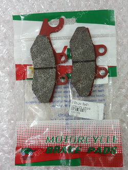 ผ้าดิสก์เบรค VESPA/GTS KEVLAR ล้อหน้า