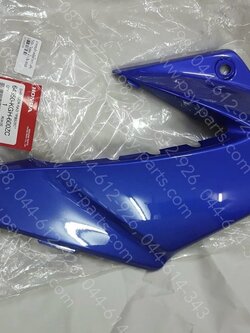 ฝาครอบข้างหม้อน้ำขวา SONIC-ไฟคู่ 04 แท้ๆ สีน้ำเงิน (B325) 64350-KGH-600ZC + ฝาครอบข้างหม้อน้ำซ้าย SONIC-ไฟคู่04 แท้ๆ สีน้ำเงิน (B325) 64360-KGH-600ZC