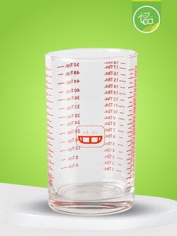 แก้วตวงทรงกระบอก แก้วตวง ถ้วยตวงแก้ว Cylinder Measuring cup แก้วตวง 8 ออนซ์ บรรจุ 1ชิ้น