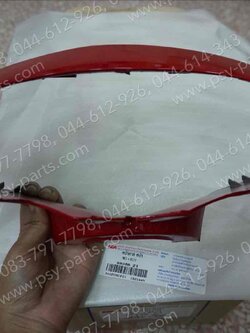 เสื้อไฟหน้าตัวหน้า MIO (T) สีแดง (Y44) 