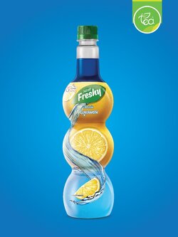 ไซรัปบลูเลม่อน ไซรัปรบลูฮาวาย Freshy ไซรัปเฟรชชี่ ไซรัปผลไม้ น้ำเชื่อมผลไม้ ไซรัปเข้มข้น ขนาด 710 ml