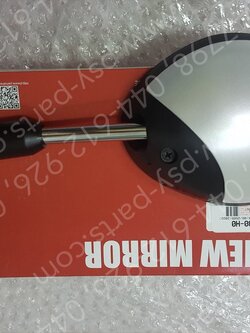 กระจกส่องหลัง FILANO/HYBRID, GRAND FILANO/HYBRID แท้ๆ ซ้าย-สีขาวมุก (1210) 2BL-F6280-H0, 2BL-F6280-H1