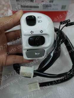 สวิทช์แฮนด์ FINO-I แท้ๆ ซ้าย-สีขาว 1YC-H3973-10