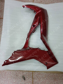 บังลม-ขวา WAVE 125-I/18 แท้ๆ สีแดงเข้ม (R366) 64400-K73-T60ZG Honda