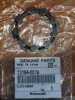 ชุดคลัทช์สตาร์ทมือ Z 125 แท้ๆ (ลูกปืน) 13194-0019 