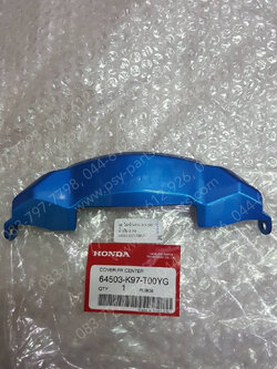 ฝาครอบไฟหน้า-ล่าง PCX 150/18 แท้ๆ สีน้ำเงิน (B189) 64503-K97-T00YG