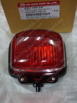 ไฟท้ายชุด SUPER CUB/18 (ไฟกลม) (DREAM SUPER CUB/ไฟกลม) แบบติดรถ