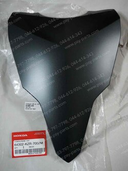 ฝาครอบแตร CLICK 125-I แท้ๆ สีดำด้าน 64302-KZR-700ZM 