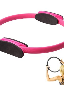 Pilates rings ห่วงพิลาทิส อุปกรณ์ฟิตเนสและออกกำลังกาย ยางยืดบริหารกล้ามเนื้อ สินค้าพรีออเดอร์ ใช้เวลาจัดส่ง 30 วัน : Healthy Hut