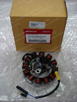 ฟิลคอยล์ WAVE 110-I ใหม่ สตาร์ทเท้า แท้ๆ 31120-KWW-641