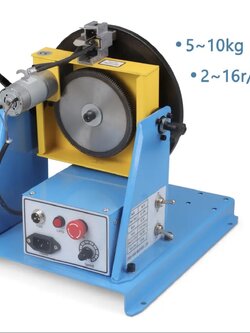 เครื่องจับชิ้นงานเชื่อมอัตโนมัติ BY-10 จับชิ้นงานเชื่อมออโต้ โต๊ะหมุนอัตโนมัติสำหรับเชื่อม รับน้ำหนัก10KG.