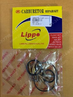 ชุดซ่อมคาร์บูเรเตอร์ NOVA'S, CELA, SMILE, TENA (T) (ราคาต่อ 1 ชุด)