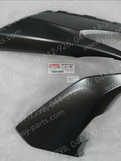 ฝาครอบไฟหน้า-ขวา AEROX แท้ๆ สีเทาดำด้าน (1617) BF6-F8377-00-PC 