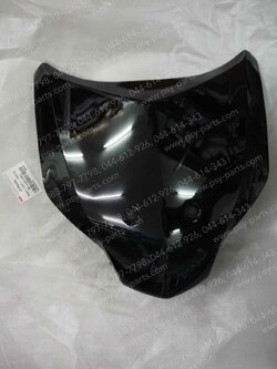 ฝาครอบแตร WAVE 125-I/12 (T) สีดำ (A35) 