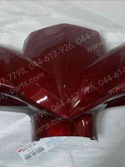 ฝาครอบแฮนด์-หน้า CLICK-I (T) สีแดงบรอนซ์ (R326) 