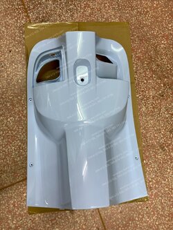 บังลม ตัวใน SCOOPY/17 แท้ๆ สีฟ้านม (B381) 81141-K93-N00ZS Honda 