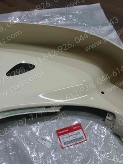 บังลม-ซ้าย SUPER CUB/ไฟกลม แท้ๆ สีขาวครีม (214) 81141-K76-T60ZB Honda 