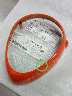 ฝาครอบเรือนไมล์ FINO แท้ๆ บน/ส้ม 20B-H353E-00 (สินค้ามีตำหนิตามรูป)