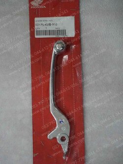 มือเบรคหน้า CLICK, CLICK 125-I แท้ๆ ซิ้ง 53175-KVB-910 (ด้านขวามือ)