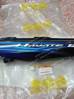 ฝาครอบข้างซ้าย HAYATE แท้ๆ สีดำ รถสีน้ำเงิน/ดำ 47210-13H00-C59