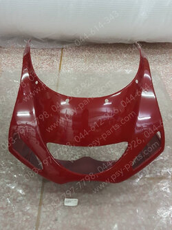 หน้ากากไฟหน้า TZM (T) สีแดง