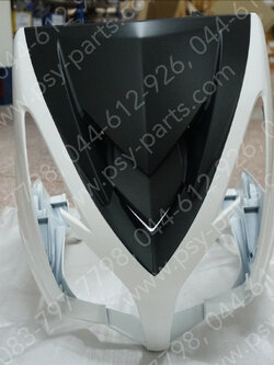 บังลม MIO ไฟคู่ แท้ๆ สีขาว/ดำด้าน 19S-F8311-00-1X Yamaha 