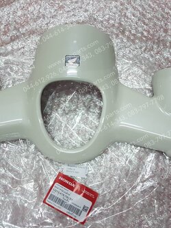 เสื้อไฟหน้าตัวบน DREAM SUPER CUB/ไฟกลม แท้ๆ สีขาวครีม (C13P) 53215-K76-T60ZM