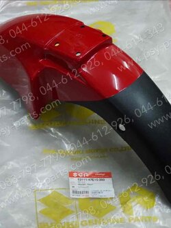 บังโคลนหน้า COOL แท้ๆ สีแดงสด (S41) 53111-47E10-393