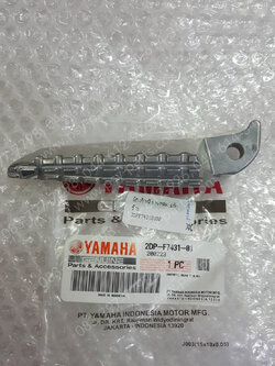 พักเท้าหลัง NMAX แท้ๆ ซ้าย 2DP-F7431-01, 2DP-F7431-10