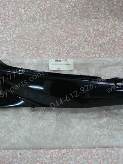 ฝาครอบข้างซ้าย Y 100, BELlE-RM แท้ๆ สีดำ 2JH-F1731-00-33