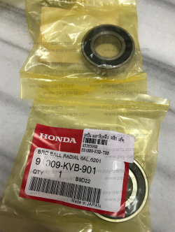 ลูกปืนเพลาขับหลัง CLICK แท้ๆ ด้านขวา 91009-K50-T00, 91009-KVB-901