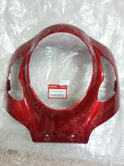 ฝาครอบไฟหน้า SCOOPY/21 แท้ๆ สีแดงบรอนซ์ (R340) 64301-K2F-N00ZC