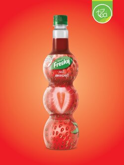 ไซรัปเฟรชชี่ ไซรัปสตรอเบอร์รี่ Freshy น้ำสตรอว์เบอรี่ น้ำเชื่อมผลไม้ ไซรัปเข้มข้น Strawberry Syrup ขนาด 710 ml