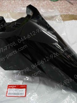 บังโคลนหน้า CLICK 125/15 แท้ๆ สีดำ (A35) 61100-K60-T00ZA 